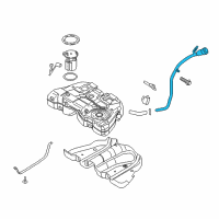 OEM 2015 Ford Fusion Filler Pipe Diagram - HG9Z-9034-A