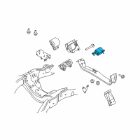 OEM 2008 Ford F-350 Super Duty Rear Mount Diagram - 7C3Z-6038-BA