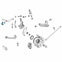 OEM 1998 Ford Explorer Stabilizer Bar Retainer Diagram - F87Z-5486-BA