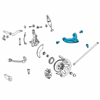 OEM 1998 Ford Explorer Lower Control Arm Diagram - 7L5Z-3079-A