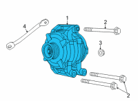 OEM 2022 Jeep Wrangler ENGINE Diagram - 68417026AA