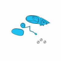 OEM 2007 Chevrolet Impala Mirror Assembly Diagram - 20759190