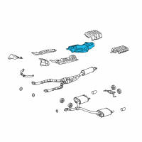 OEM 2008 Lexus GS450h Insulator, Front Floor Heat, NO.1 Diagram - 58151-30180