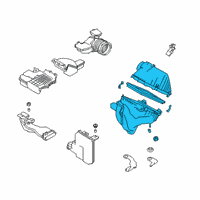 OEM 2022 Nissan Altima Air Cleaner Diagram - 16500-6CA0A