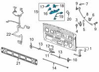 OEM 2020 Chevrolet Silverado 3500 HD Handle Diagram - 84758064