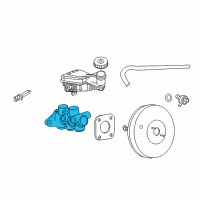 OEM Jeep Cylinder-Brake Diagram - 5175704AB