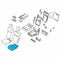 OEM 2022 Ford F-250 Super Duty Seat Cushion Pad Diagram - HC3Z-2863222-A