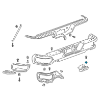 OEM GMC Sierra Tailpipe Extension Diagram - 84434641