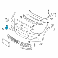 OEM 2013 BMW ActiveHybrid 3 Ultrasonic Sensor Diagram - 66-20-9-261-591