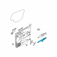 OEM 2009 Hyundai Tucson Power Window Sub-Switch Assembly Diagram - 93575-2E150-CH