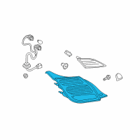 OEM 2008 Lexus SC430 Lens & Body Diagram - 81551-24130