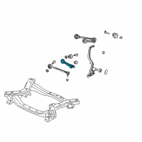 OEM 2010 Dodge Charger Front Lower Control Arm Diagram - 68002123AC