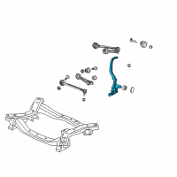 OEM 2009 Dodge Charger Front Steering Knuckle Diagram - 4782741AD