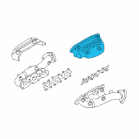 OEM Infiniti FX35 Cover-Exhaust Manifold Diagram - 16590-AL51A