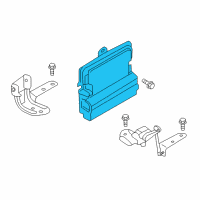 OEM 2018 Lincoln MKX Control Module Diagram - F2GZ-18B008-C