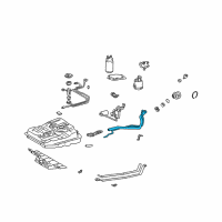 OEM 2001 Toyota Sienna Filler Neck Diagram - 77201-08020