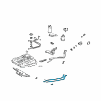 OEM 2001 Toyota Sienna Mount Strap Diagram - 77601-45020