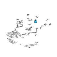 OEM Toyota Fuel Filter Diagram - 23300-0D010