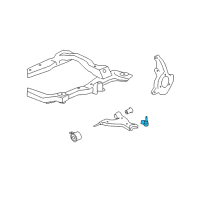 OEM 2007 GMC Acadia Ball Joint Diagram - 15863690