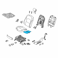 OEM Kia Cadenza Heater-Front Seat Cu Diagram - 88195F6050