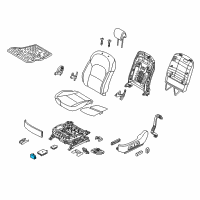 OEM 2016 Kia Cadenza Unit-Front Seat Warmer Diagram - 881963R801