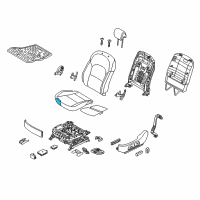 OEM 2020 Kia Cadenza Seat Cushion Pad Diagram - 88150F6020