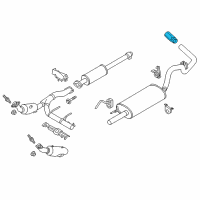 OEM Ford Extension Pipe Diagram - GL3Z-5202-A