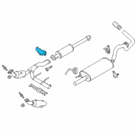 OEM 2015 Ford F-150 Transmission Mount Diagram - JL3Z-6068-F