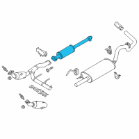 OEM 2017 Ford F-150 Front Pipe Diagram - HL3Z-5A212-C