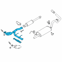 OEM 2015 Ford F-150 Catalytic Converter Diagram - FL3Z-5E212-P