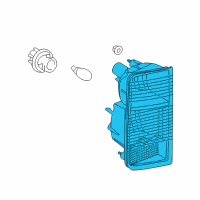 OEM Lexus Lens & Body, Back-Up Diagram - 81671-60120