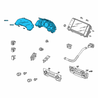 OEM 2018 Honda CR-V Meter Assembly, Combination (Rewritable) Diagram - 78100-TLA-A12