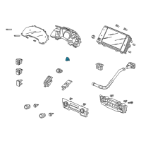 OEM 2021 Honda CR-V Switch Assembly, Hazard Diagram - 35510-TLA-A01