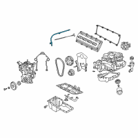 OEM Ram 3500 Tube-Engine Oil Indicator Diagram - 53021322AF