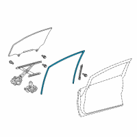 OEM 2010 Toyota Prius Run Channel Diagram - 68151-47030