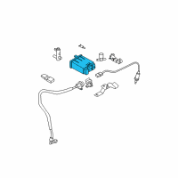 OEM 2005 Infiniti G35 CANISTER Assembly EVAPORATION Diagram - 14950-AM60A