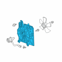 OEM Acura Shroud Diagram - 19015-RBB-003