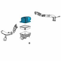 OEM 2021 Jeep Compass Cover-Air Cleaner Diagram - 68357169AA