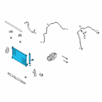 OEM Nissan Condenser & Liquid Tank Assy Diagram - 92100-JG000