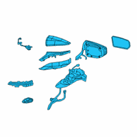 OEM Lexus ES350 Mirror Assembly, Outer R Diagram - 87940-06C40-B0