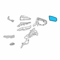 OEM 2019 Lexus RC350 Mirror Outer, LH Diagram - 87961-33E10