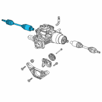 OEM 2017 Chrysler 200 Axle Half Shaft Diagram - 68265764AA