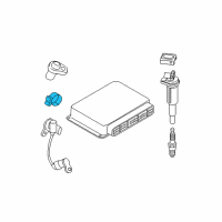 OEM BMW Knock Sensor Diagram - 13-62-7-598-861