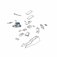 OEM Chrysler Bezel-Console PRNDL Diagram - 4779395AC