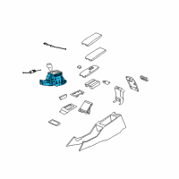 OEM Chrysler Transmission Shifter Diagram - 68091343AA