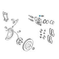 OEM 2007 Dodge Ram 1500 Cap-BLEEDER Diagram - 5143355AA