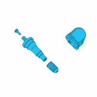 OEM Ford Maverick Tire Pressure Sensor Diagram - F2GZ-1A189-A