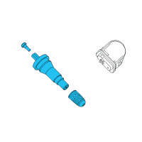 OEM 2018 Ford Mustang Valve Stem Diagram - FR3Z-1700-C