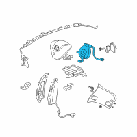 OEM 2008 Honda Civic Reel Assembly, Cable (Furukawa) Diagram - 77900-SNA-A52