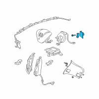 OEM Honda Civic Sensor Assy., FR. Crash (Trw) Diagram - 77930-SNA-B32